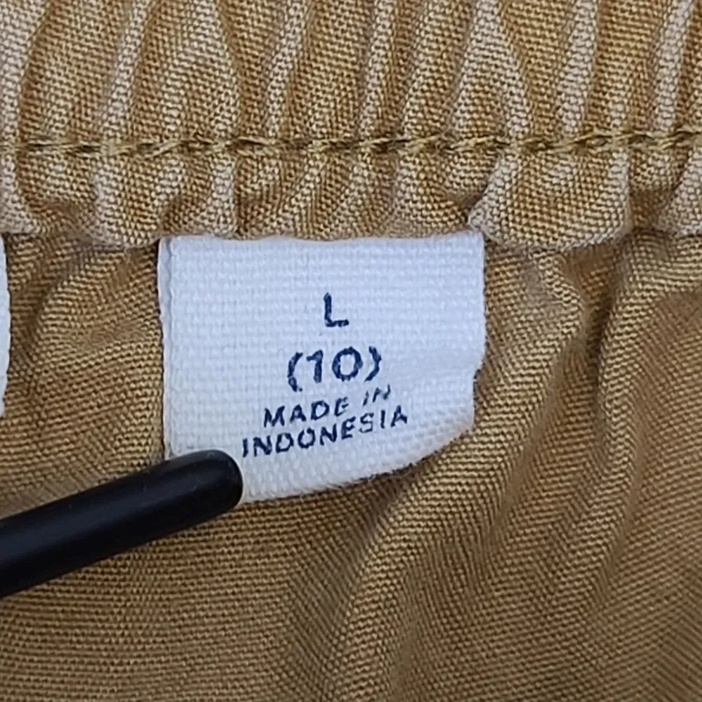 GAP Kids Boys Chino Jogger Tan Pull On Shorts L (10)